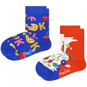 Носки размер 2-3Y, мультиколор Happy Socks. Цвет: микс/разноцветный