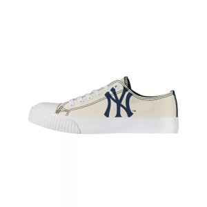 Женские низкие парусиновые туфли FOCO кремового цвета New York Yankees Unbranded
