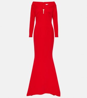 Платье wilson из крепа «рыбий хвост» , красный Safiyaa