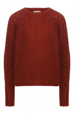 Шерстяной свитер Forte_forte. Цвет: красный