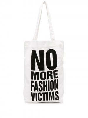 Сумка-тоут No More Fashion Victims Katharine Hamnett London. Цвет: белый