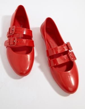Туфли на плоской подошве Vivienne Westwood-Красный Westwood for Melissa