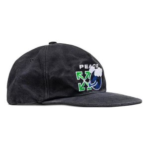Кепка Embroidery Baseball Hat Unisex Black, черный Off-White