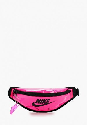 Сумка поясная Nike NK HERITAGE HIP PACK - CLEAR. Цвет: фуксия