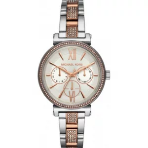 Наручные часы женские MK4353 серебристый/золотистый Michael Kors