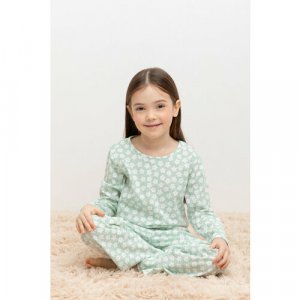 Пижама , размер 56/104, зеленый crockid. Цвет: зеленый