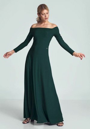 Длинное платье , зеленый Figl