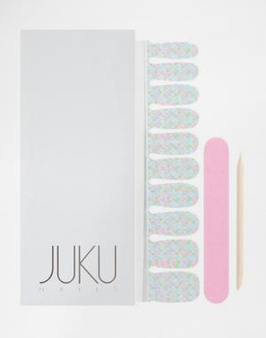 Наклейки для ногтей с принтом конфетти Juku Nails. Цвет: мульти