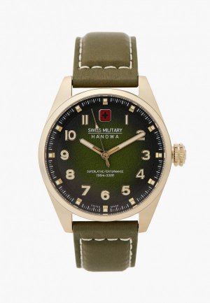 Часы Swiss Military Hanowa SMWGA0001550. Цвет: хаки