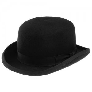 Шляпа CHRISTYS арт. WOOL FELT BOWLER cst100004 (черный), размер 61. Цвет: черный