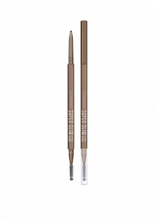 Карандаш для бровей Limoni Автоматический Super Slim Brow Pencil, тон 02. Цвет: коричневый