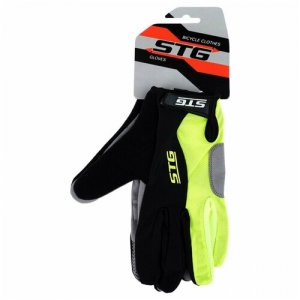 Велосипедные перчатки 806 p.L Х87907-Л STG. Цвет: серый/зеленый/черный