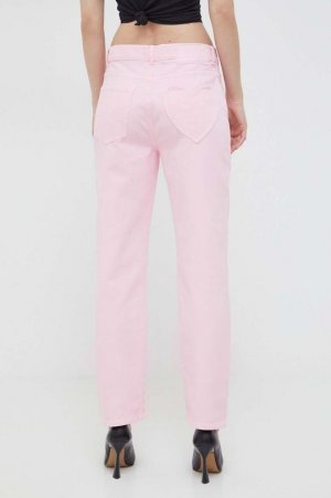 Джинсы , розовый Moschino Jeans