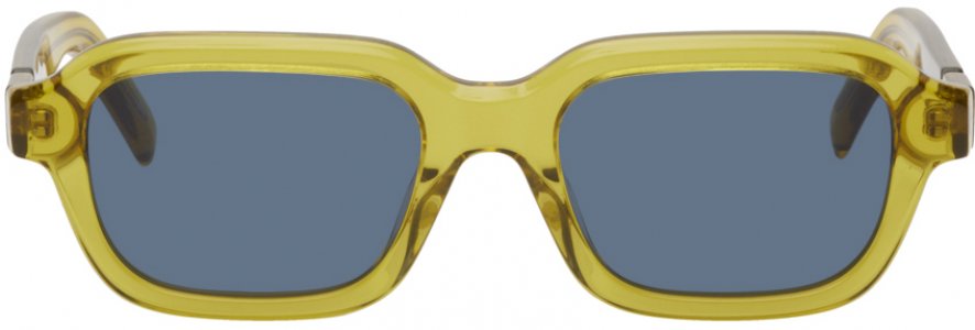 Желтые солнцезащитные очки прямоугольной формы Kenzo