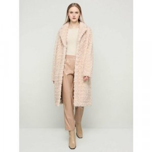 Пальто , размер 48, розовый ALEF. Цвет: розовый