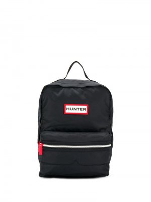 Рюкзак с логотипом Hunter. Цвет: черный