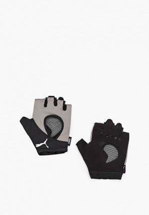 Перчатки для фитнеса PUMA TR Gym Gloves. Цвет: серый