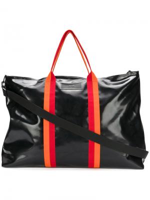 Дорожная сумка большого размера Ami Alexandre Mattiussi. Цвет: черный