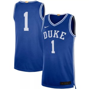 Мужская баскетбольная майка #1 Royal Duke Blue Devils Limited Nike