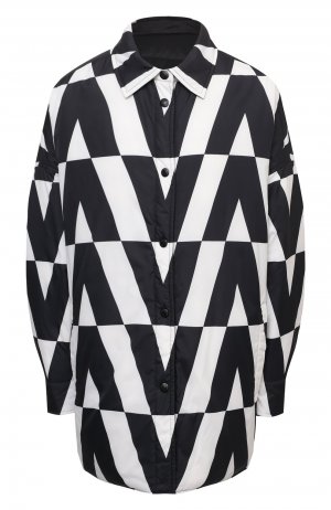 Пуховая куртка Valentino. Цвет: чёрно-белый