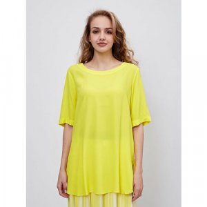 Блуза , размер 44, желтый SFIZIO. Цвет: желтый