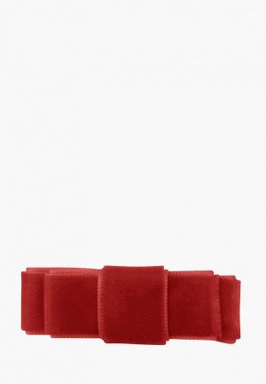 Заколка Milledeux Bow с двойным бантиком, маленькая, коллекция Velvet, рубин. Цвет: красный