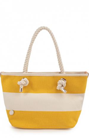 Пляжная сумка Bonfanti. Цвет: желтый