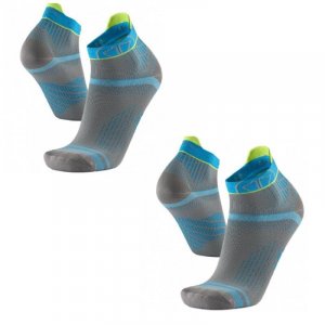 Тонкие носки, предназначенные для бега по дороге. Набор из 2 пар - Run Feel SIDAS, цвет gris Sidas