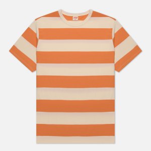 Мужская футболка Border Stripe TSPTR. Цвет: оранжевый