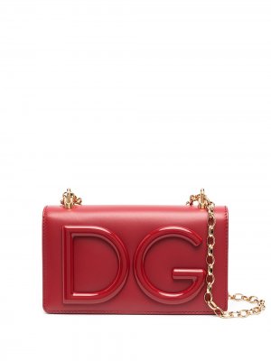 Клатч DG Girls Dolce & Gabbana. Цвет: красный
