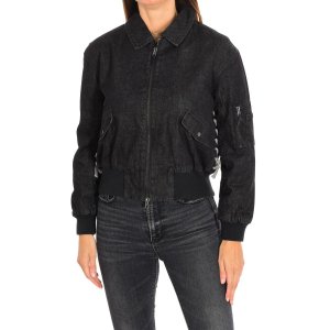 Женская джинсовая куртка с воротником лацканами 17S2JN012 Eleven Paris