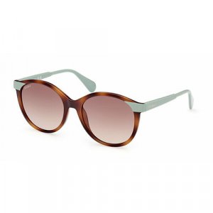 Солнцезащитные очки MO 0084 56F, черный, коричневый Max & Co.. Цвет: черный