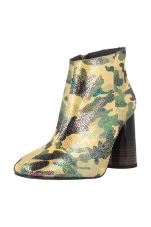 Ankle boots ROBERTO BOTELLA. Цвет: green, yellow, brown