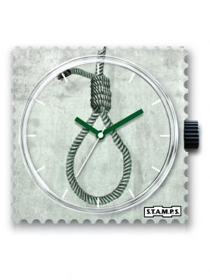 Часы Hang it all S.T.A.M.P.S.. Цвет: черный, зеленый, коричневый