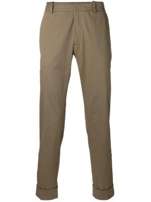 Прямые брюки Antonio Marras. Цвет: зелёный