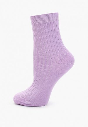 Носки Yula. Цвет: фиолетовый