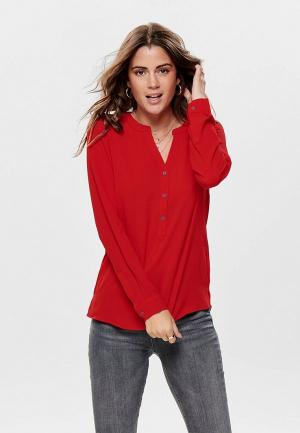 Блуза Jacqueline de Yong. Цвет: красный
