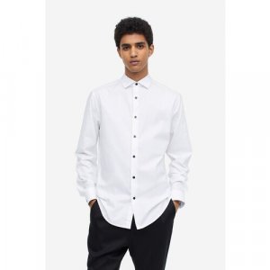 Рубашка , размер XXL, белый H&M. Цвет: белый