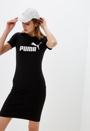 Платье PUMA ESS Slim Tee Dress. Цвет: черный
