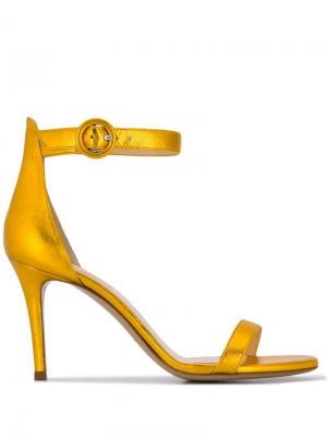 Туфли-лодочки на шпильке Fabio Rusconi. Цвет: желтый