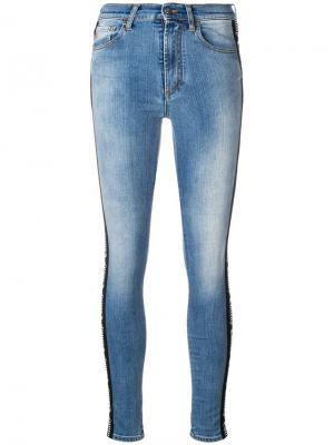 Выбеленные джинсы скинни Marcelo Burlon County Of Milan