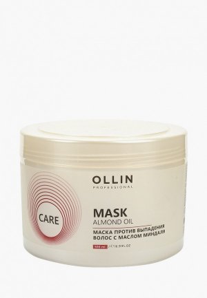Маска для волос Ollin CARE против выпадения PROFESSIONAL с маслом миндаля 500 мл. Цвет: белый