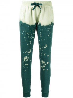 Спортивные брюки King с абстрактным принтом La Detresse. Цвет: зеленый
