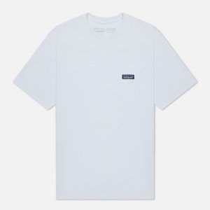 Мужская футболка P-6 Logo Chest Pocket Responsibili-Tee Patagonia. Цвет: белый