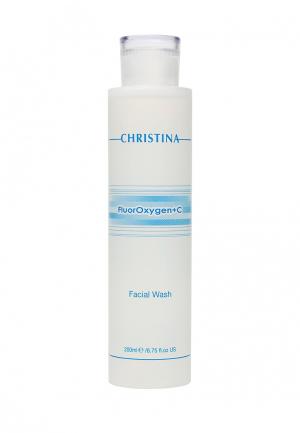Лосьон-очиститель Christina FluorOxygen+C - Осветление и омоложение кожи 200 мл. Цвет: белый