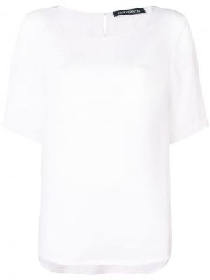Классическая однотонная футболка Iris Von Arnim. Цвет: белый