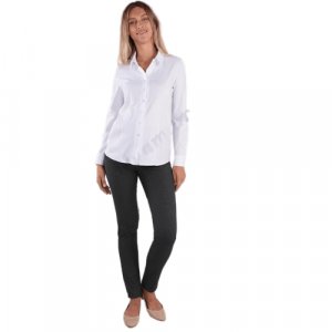 Блуза, размер 54, белый Euromama. Цвет: белая/белый
