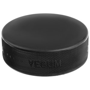 Шайба хоккейная vegum, d=75 мм, h=25 официальный стандарт, 163 г, цвет чёрный No brand