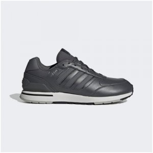 Кроссовки Run 80s, полнота 9, размер 8UK, черный, серый adidas. Цвет: серый/черный