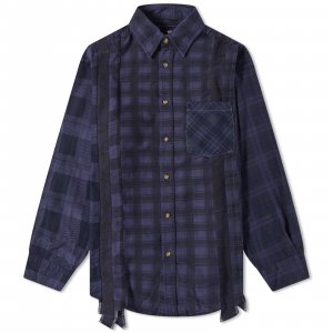 Рубашка 7 Cuts Over Dyed Flannel, фиолетовый Needles